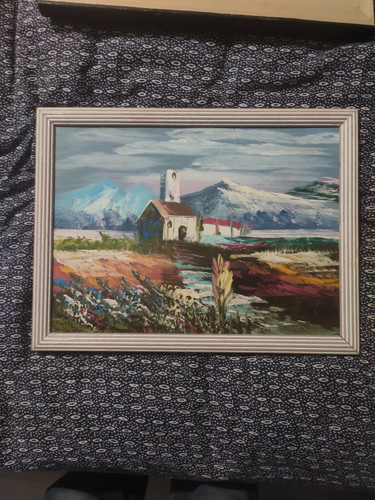 Ancien tableau huile sur - ancien,