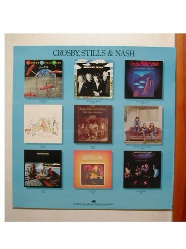 Crosby stills nash affiche 2 - nash,