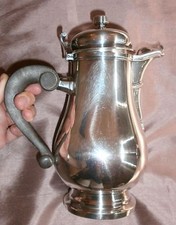 Félix Frères : Cafetière / verseuse - Métal argenté MAILLECHORT : Superbe !