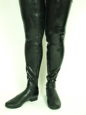 Culotte Plate En Latex Noir, Taille 40 - 48, Neuf, Longueur 74 Cm