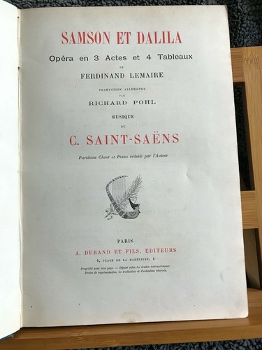 Camille saint saens samson - camille, et