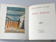 Livre Collection Prix Nobel Littérature 1937 ROGER MARTIN DU GARD JEAN BAROIS
