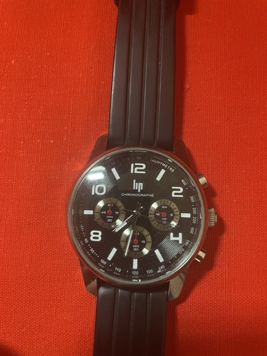 Lip montre homme - homme, chronographe