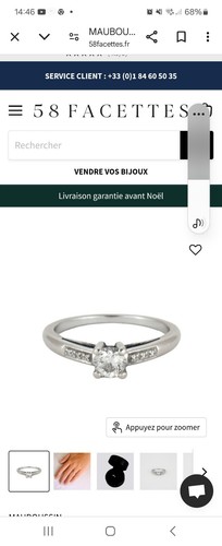 Bague mauboussin 30ct carat - bague,
