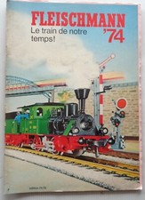 FLEISCHMANN catalogue Ech Ho/N train/auto rallye Bon Etat année 1974 avec Tarif