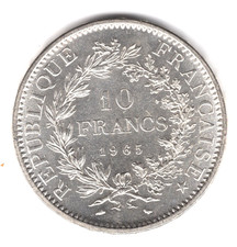 10 Francs Hercule 1965 en