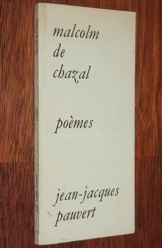 Malcolm chazal poemes - chazal,