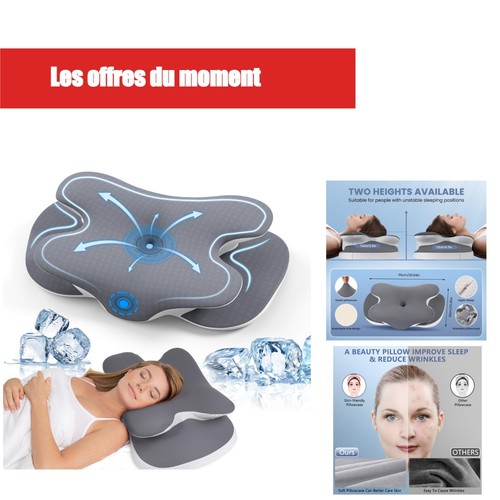 Oreiller ergonomique cervical - oreiller,