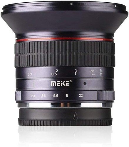 Objectif meike 12mm 8 - 12mm, f/2.8