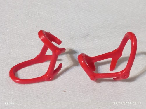 Playmobil bouches rouges - x2,