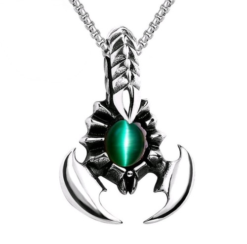 Mens stainless steel scorpion - mens,