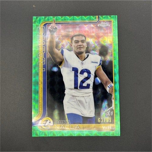 Topps chrome puka nacua - nacua, rams
