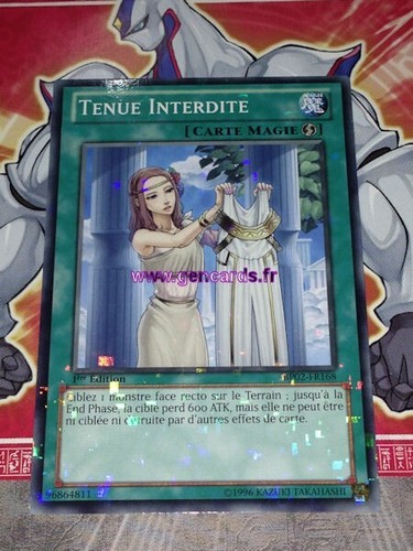 Carte tenue interdite - gi,