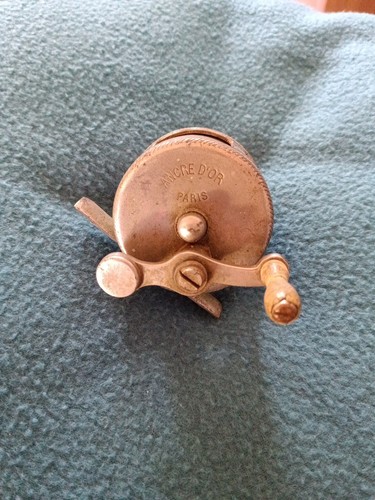 Moulinet pêche ancien - moulinet,