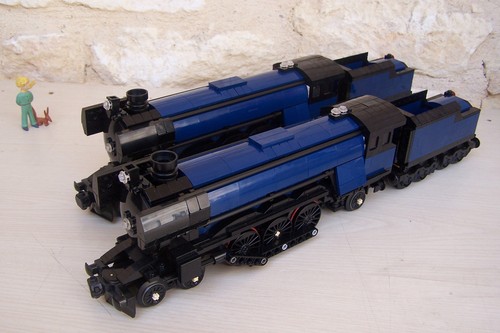Lego lot train emerald - x2,
