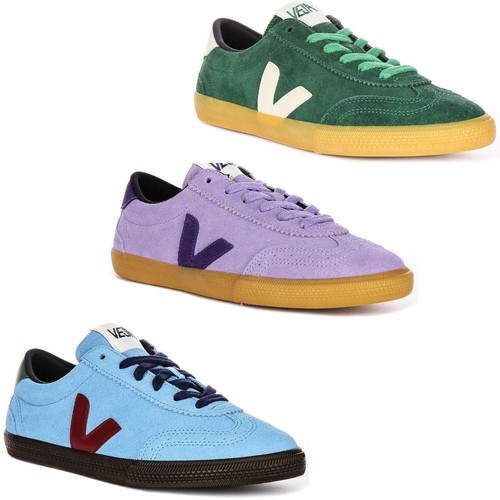 Veja volley suède slim brogue - volley,