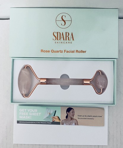 Rose quartz facial - rose, roller