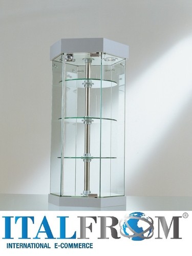 Vitrine comptoir étagères - comptoir,