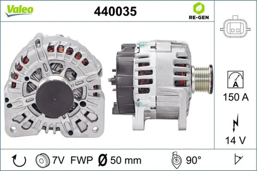 Alternateur valeo 440035 - alternateur,