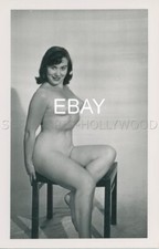 SEXY PIN-UP 1950s PHOTO ORIGINAL CARD #49   9x14cm LEGGY BUSTY