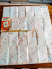 CARTE  NANCY  et sa banlieue