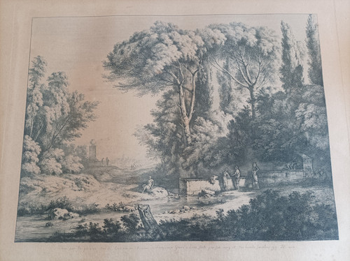 1804 ancienne eau - forte, de