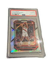 2022 Panini Prizm Silver Shaedon Sharpe ROOKIE RC #250 PSA 10 GEM MINT