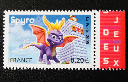 Timbre france spyro 2005 - timbre,