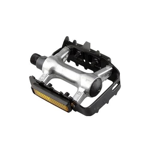 Pedale vtt alu argent/noire