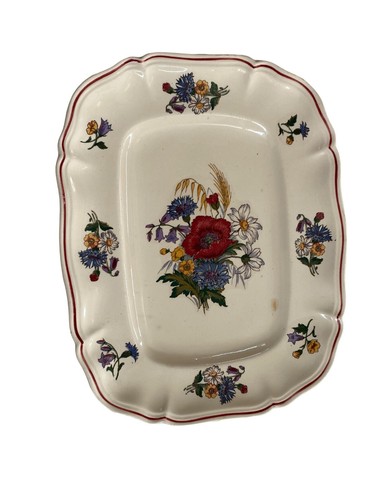 Ancien plat assiette longwy - assiette,