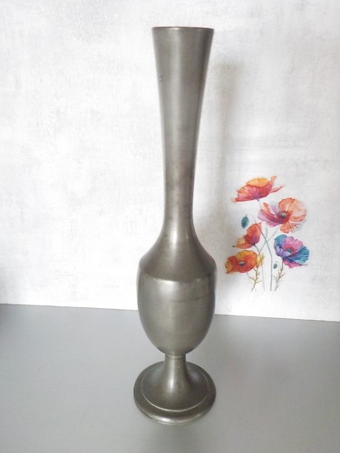 Vase soliflore étain - vase,