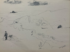 Dessin ancien école Bretonne