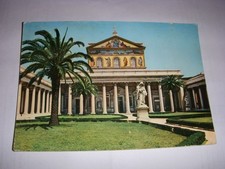 CP CARTE POSTALE ITALIE ROME BASILIQUE St PAUL - ECRITE