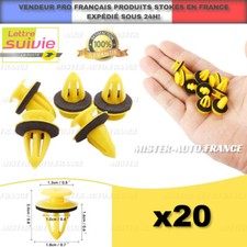 x20 Clips Fixation Renault