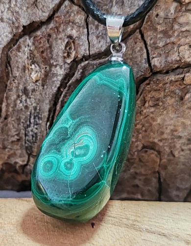 Pendentif malachite - pendentif,