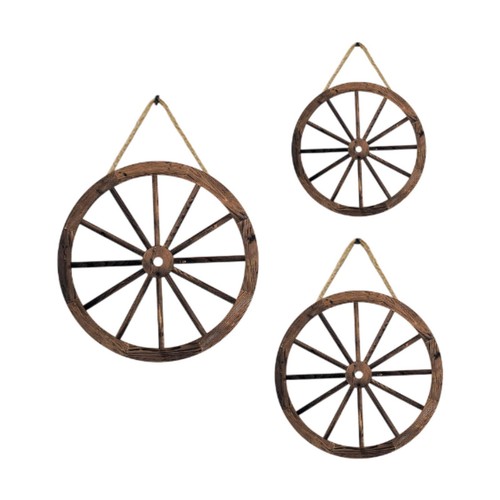 Décoration roue chariot - de,