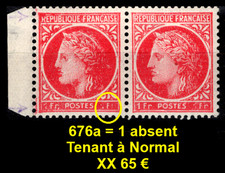 Variété : CERES n°676a sans