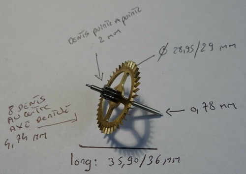 Piece horlogerie comtoise - piece,