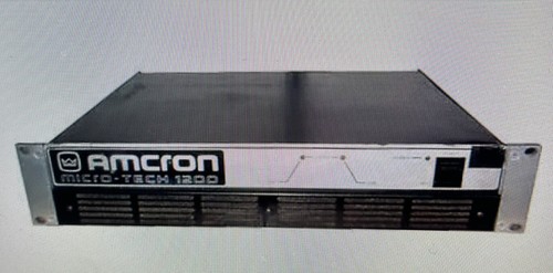 Amcron microtech 1200 ampli - amcron,