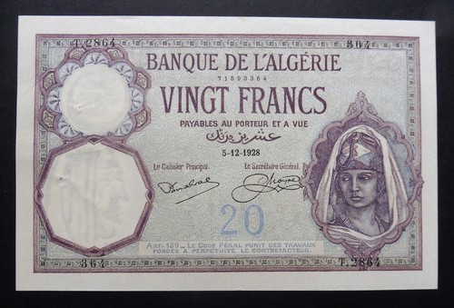 Algérie francs 5 - algérie,