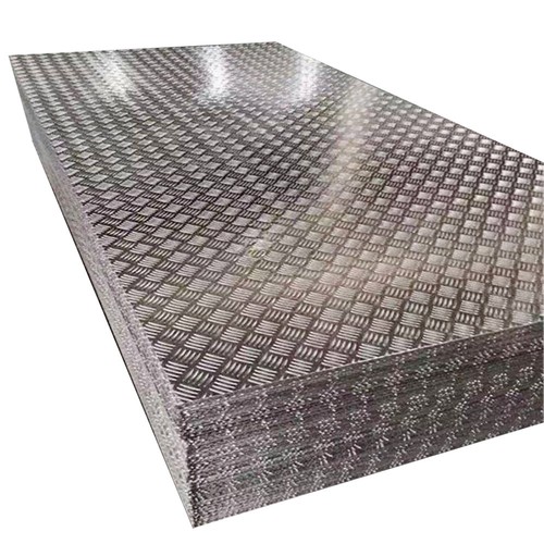 Tole alu striée damier - tole,