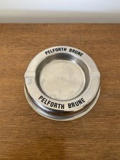 Cendrier Ancien Publicitaire PELFORTH Brune Inox Guy Degrenne Vintage #C378