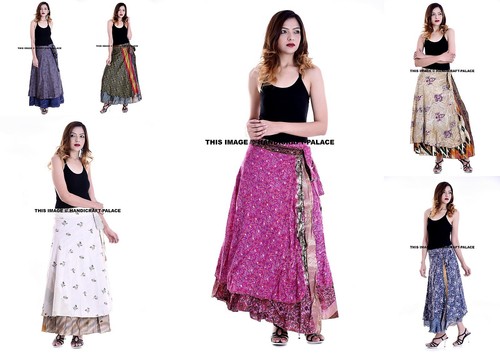 Jupe soie vintage - jupe,