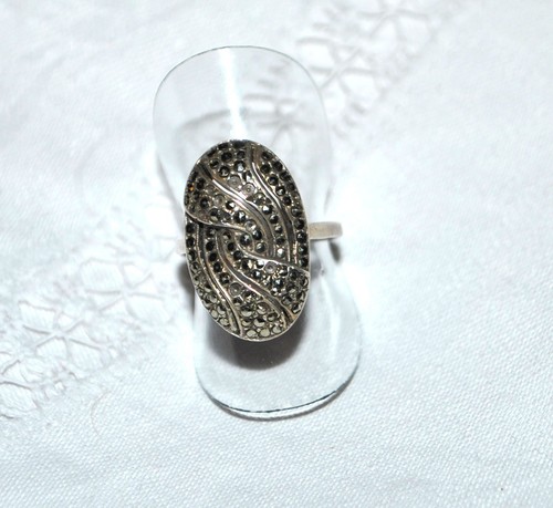 Bague marcassite art deco - bague,