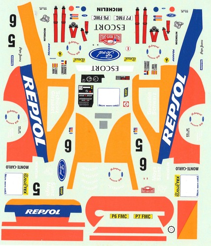 Ford escort wrc repsol - 1/43,