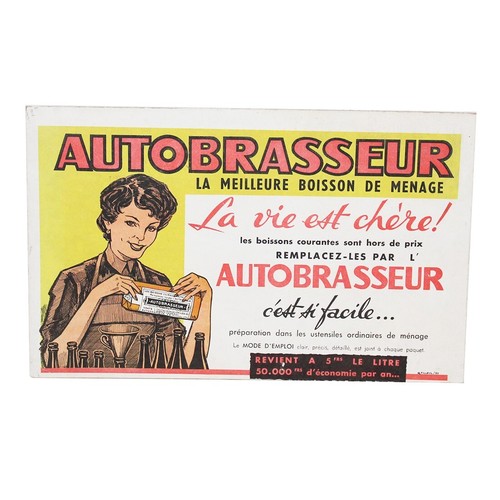 Ancien carton publicitaire