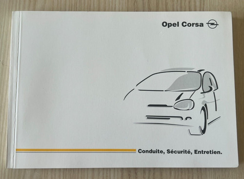 Manuel entretien opel - manuel, d'entretien