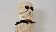 marionnette  ancienne    tete de  bois*squelette **wooden head puppet*skeleton**