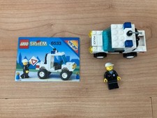 Lego vintage 6533 Police 4x4 complet / WITH INSTRUCTIONS / extra printed parts