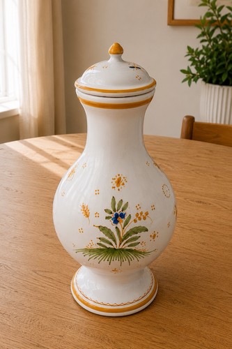 Pot couvert faïence - en,
